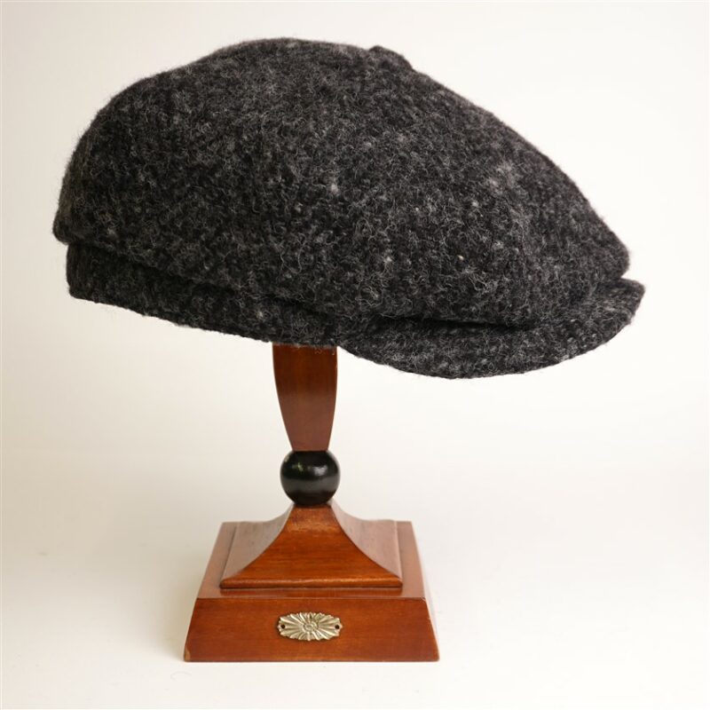 Dark gray barbed hatteras cap
